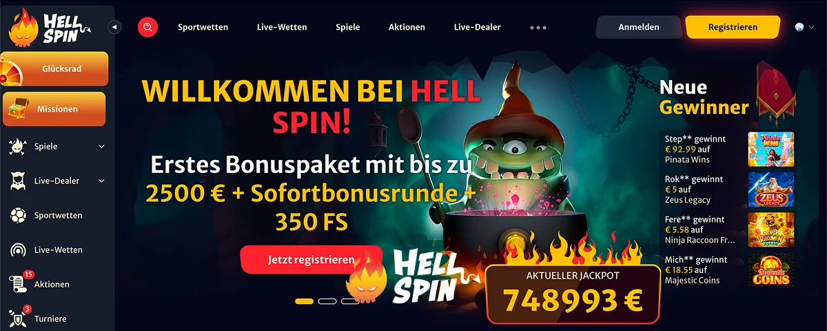 HellSpin Bonusangebote HellSpin Bonusangebote